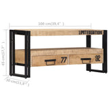 TV Cabinet 100x30x45 cm Solid Mango Wood 249858
