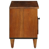TV Cabinet with Drawer Walnut 80 x 33 x 46 cm Solid Mango Wood 4018241