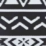 Outdoor Carpet ARAKIL Black 200 cm PP 368536