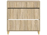 Shoe Cabinet DELFT 78 x 24 x 103 cm Engineered Wood Sonoma Oak 897097