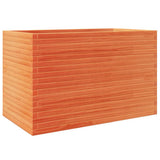 Garden Planter Wax Brown 110x60x68.5 cm Solid Wood Pine 3282506