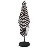 Garden Parasol with Base 200 x 300 cm Polyester Rectangular 42036211