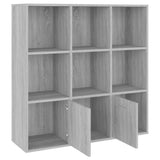 Book Cabinet Grey Sonoma 98x30x98 cm 815448