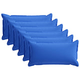 Cushion with Pillow HOUTEN 6 pcs Royal Blue Polyester 934058