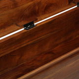 Storage Trunk 110x35x41 cm Solid Acacia Wood 328304