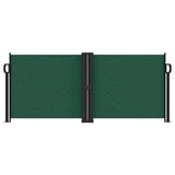 ZNTS Retractable Side Awning Dark Green 100x1000 cm 4004695