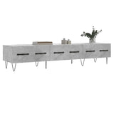 TV Cabinet Concrete Grey 150x36x30 cm Engineered Wood 829152