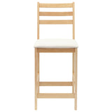 Dining Chairs 2 pcs Natural 40 x 47.5 x 99.5 cm 42020467