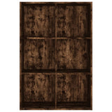 Book Cabinet/Sideboard Smoked Oak 66x30x98 cm Engineered Wood 815294