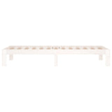 Bed Frame without Mattress White 75x190cm Small Single 810326