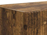 TV Wall Cabinet Smoked Oak 59.5 x 31 x 100 cm Engineered Wood 892374