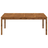 Garden Dinner Table Natural 196 x 100.5 x 75 cm 901254