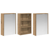Bathroom Cabinet Set 3 pcs 126 x 16 x 62.5 cm Engineered wood 3403831