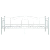 Daybed Frame without Mattress White Metal 90x200cm 286136