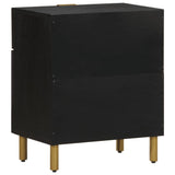 Bedside Cabinet Black 50x33x60 cm Engineered Wood 4017656