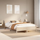 Bed Frame without Mattress 120x200 cm Solid Wood Pine 855594