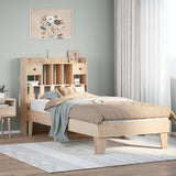 Bed Frame without Mattress 75x190 cm Small Single Solid Wood Pine 3308867