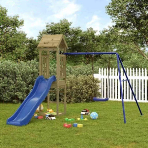 Outdoor Playset Impregnated Wood Pine 3155821