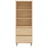 Highboard Sonoma Oak 40x36x110 cm Engineered Wood 831503
