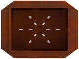 Smokeless Fire Pit Brown 58 x 58 x 51 cm Weathering Steel 858975
