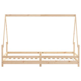 Kids Bed Frame 90x200 cm Solid Wood Pine 834483