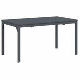 Garden Dining Set 11 pcs Anthracite Powder-coated Steel 3378828