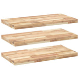 Floating Shelves 3 pcs 60x40x4 cm Untreated Solid Wood Acacia 3279473