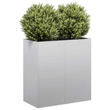 Planter 80x40x80 cm Galvanised Steel 860715