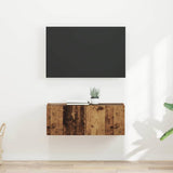 TV Wall Cabinet Wall-mounted 2 pcs Old Wood 39 x 31 x 29.5 cm 892186