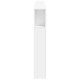 LED Headboard White 180x18.5x103.5 cm Engineered Wood 837358