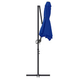 Umbrella 372 x 198 x 243 cm Polyester and Aluminium Azurblau 42003380