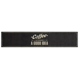 Kitchen Rug Washable Coffee Text 60x300 cm Velvet 4005598