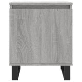 Bedside Cabinets 2 pcs Grey Sonoma 40x30x50 cm Engineered Wood 826857