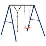 Outdoor Swing Set with Swing and Disc Swing 3283588