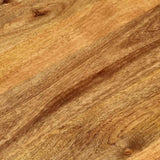 Table Top 80x40x3.8 cm Oval Solid Wood Mango 370152