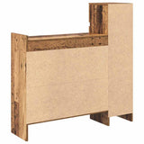 Shoe Cabinet 100.5 x 28 x 100 cm Engineered Wood Old Wood 871386
