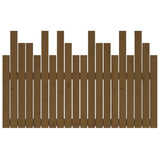 Wall Headboard Honey Brown 127.5x3x80 cm Solid Wood Pine 824791