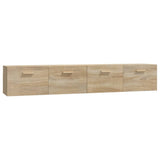 Wall Cabinets 2 pcs Sonoma Oak 100x36.5x35 cm Engineered Wood 3115662
