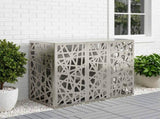 Air Conditioner Cover Silver 110 x 50 x 80 cm Stainless Steel 8014168