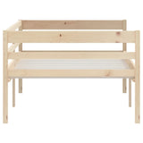 Bed Frame without Mattress Solid Pinewood 90x200 cm 322051
