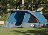 Family Tent Cabin 6-Person Blue Waterproof 4100668