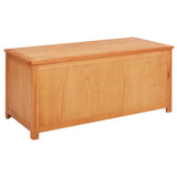 Storage Box Solid Oak Wood 42000875