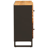 Side Cabinet Brown 80 x 33 x 75 cm Solid Mango Wood 4018323