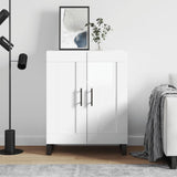 Sideboard High Gloss White 69.5x34x90 cm Engineered Wood 830222