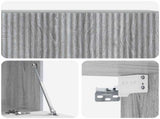 Wall-Mounted TV Cabinet Grey Sonoma 98 x 41 x 30 cm 898531