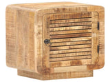Bedside Cabinet 40x30x50 cm Rough Mango Wood 320462
