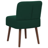 Slipper Chair Dark Green Velvet 42050514