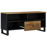 TV Cabinet 100x33x46 cm Solid Wood Mango&Engineered Wood 351973