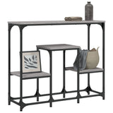 ZNTS Console Table Grey Sonoma 89.5x28x76 cm Engineered Wood 833386