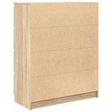 Sideboard Sonoma Oak 80x35x99 cm Engineered Wood 3328482